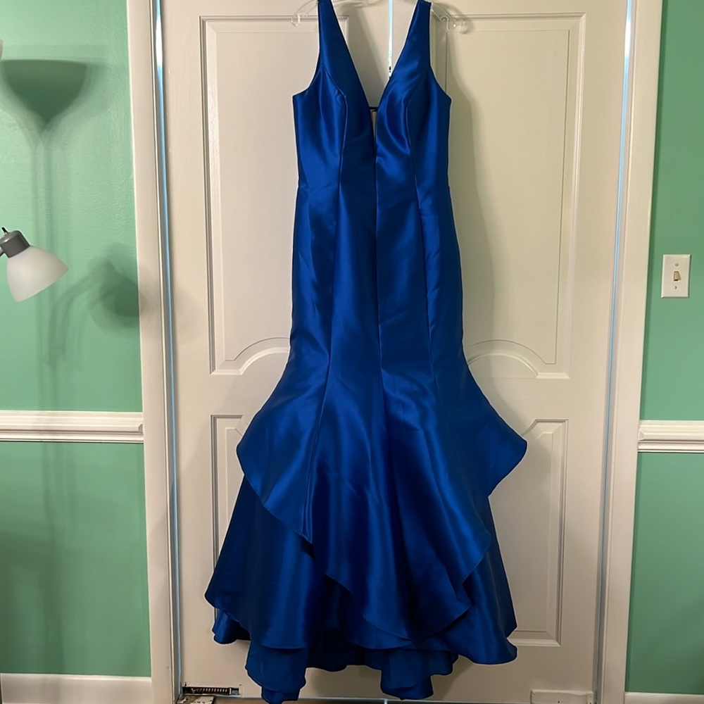 Mikado Fit and Flare Prom dress